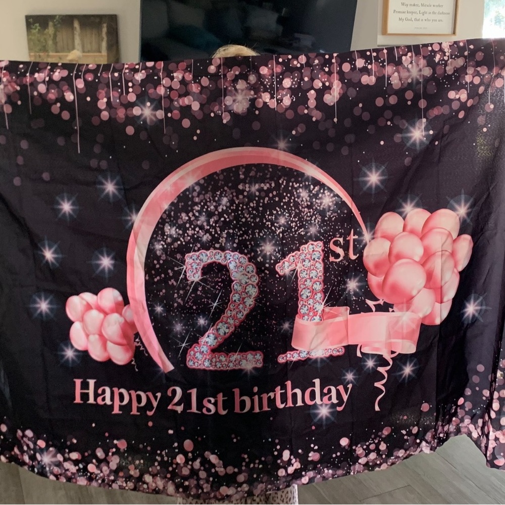Happy 21st Birthday Banner